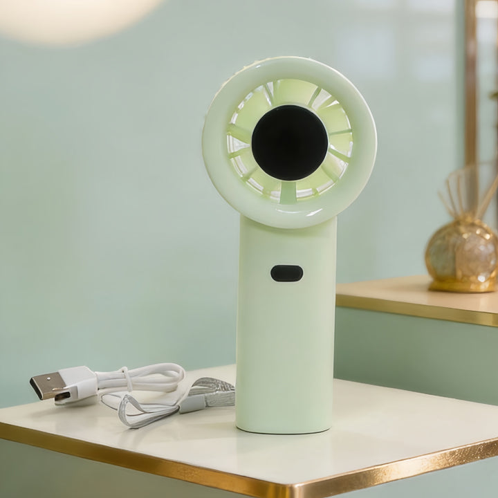 Women Portable Mini Fan with USB Charging Function Bowlift