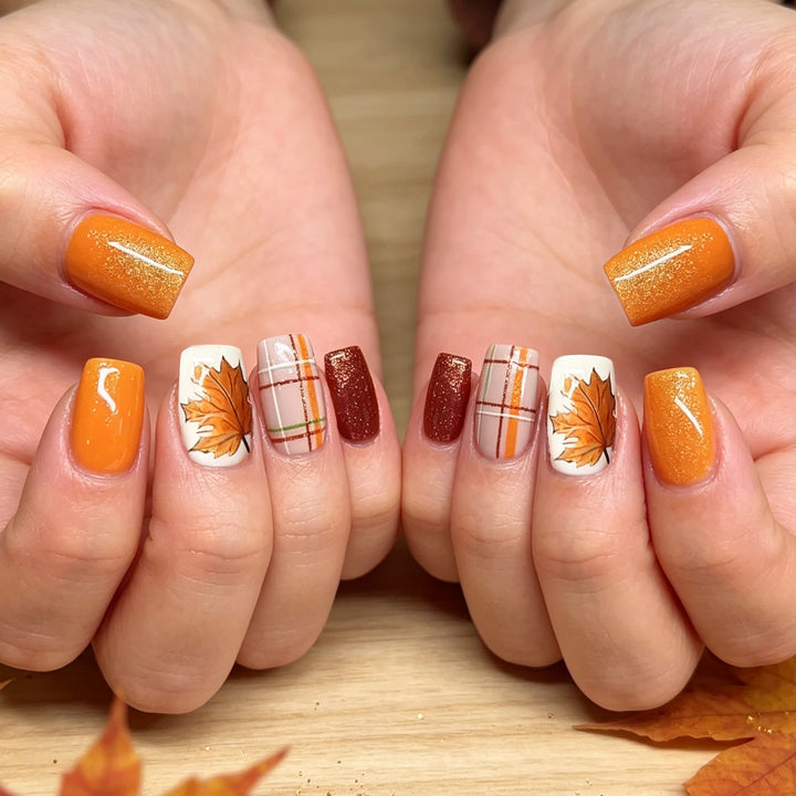 Seasonal Themed Acrylic Nail Art Set Bowlift