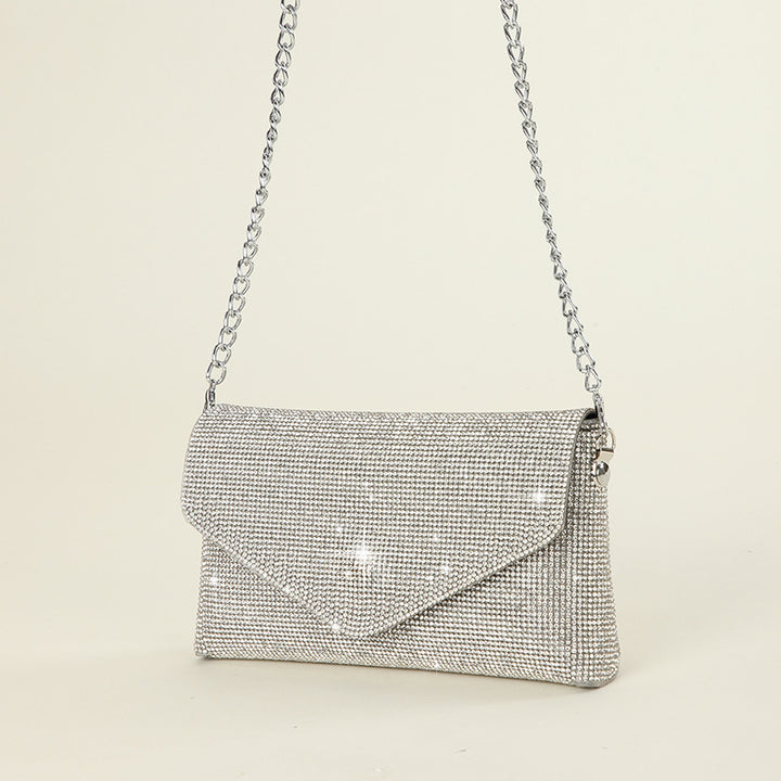 Rhinestone-Studded Evening Clutch