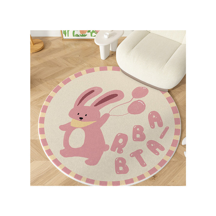 Cozy Cartoon-Themed Area Rug Bowlift