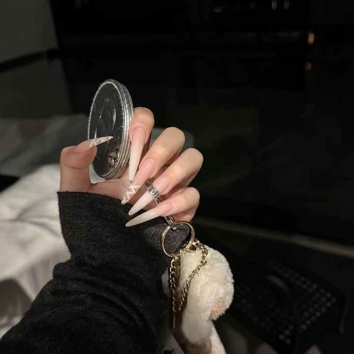 Long Stiletto Press-On Nail Extensions