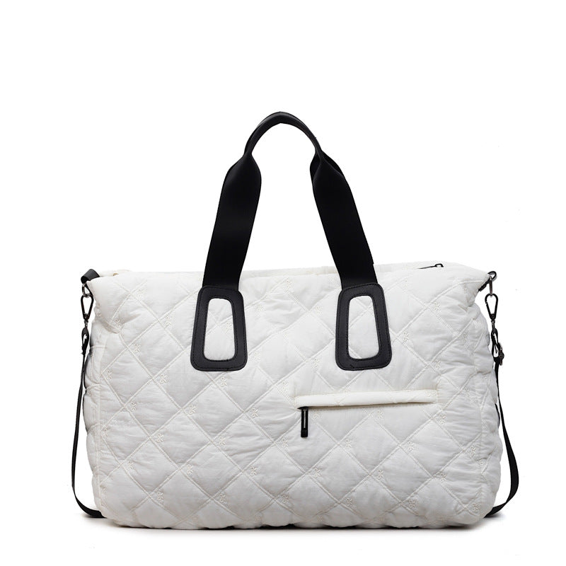 Quilted Travel Tote Bag