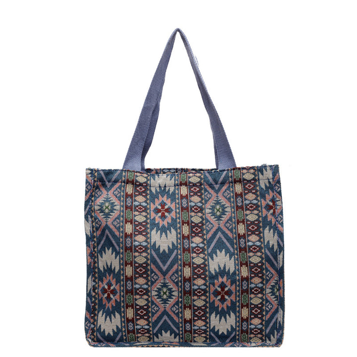 Ethnic Patterned Tote Bag