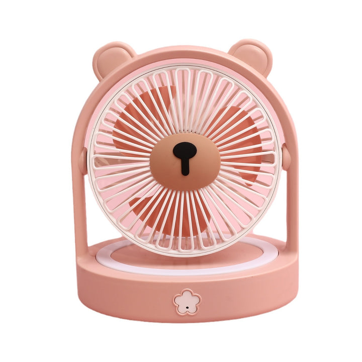 Unisex Portable Hand Fan in Creative Bear Design Bowlift