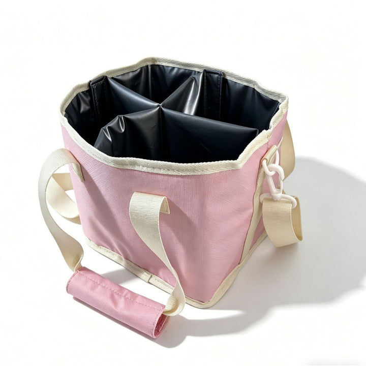 Insulated cooler bag with multiple compartments Bowlift