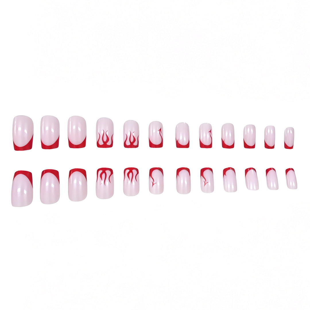 Trendy Flame Nail Art Enhancements Bowlift