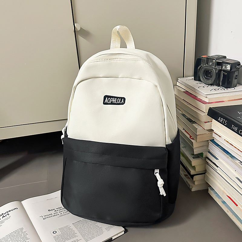 Versatile Casual Backpack with Cute Keychain Bowlift