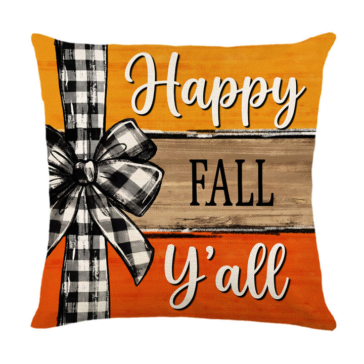 Decorative Autumn Maple Leaf Throw Pillow Cover