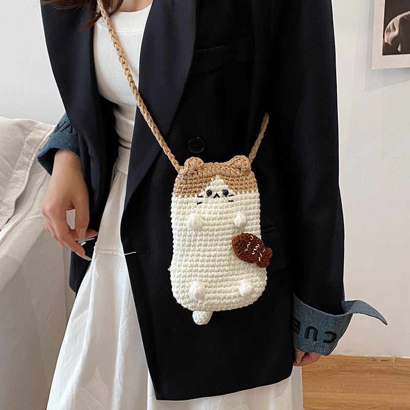 Cute Animal-Themed Crochet Mini Bag