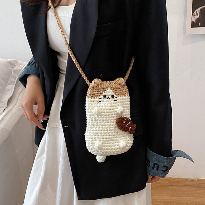Cute Animal-Themed Crochet Mini Bag