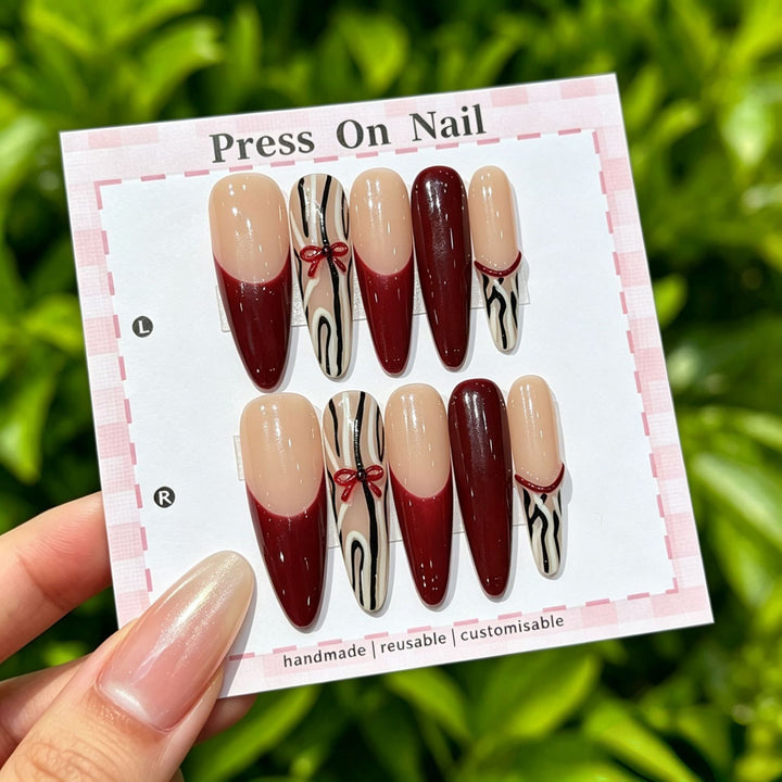 Customizable Ombre Press-On Nails
