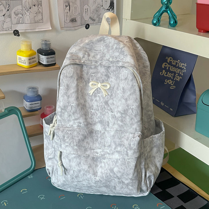 Whimsical Floral Print Casual Backpack Bowlift