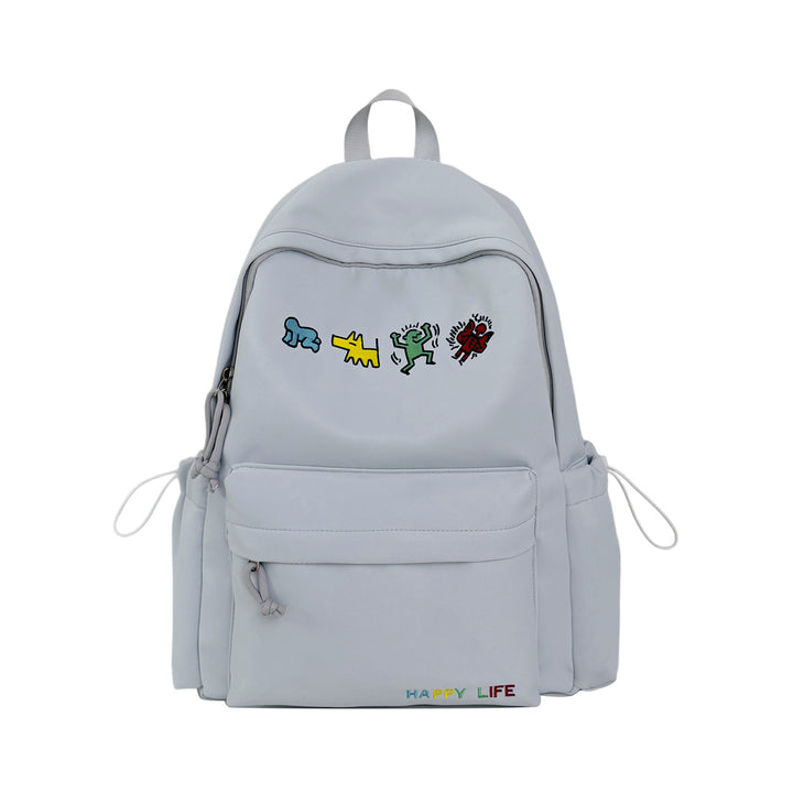 Fun Themed Embroidered Backpack Bowlift