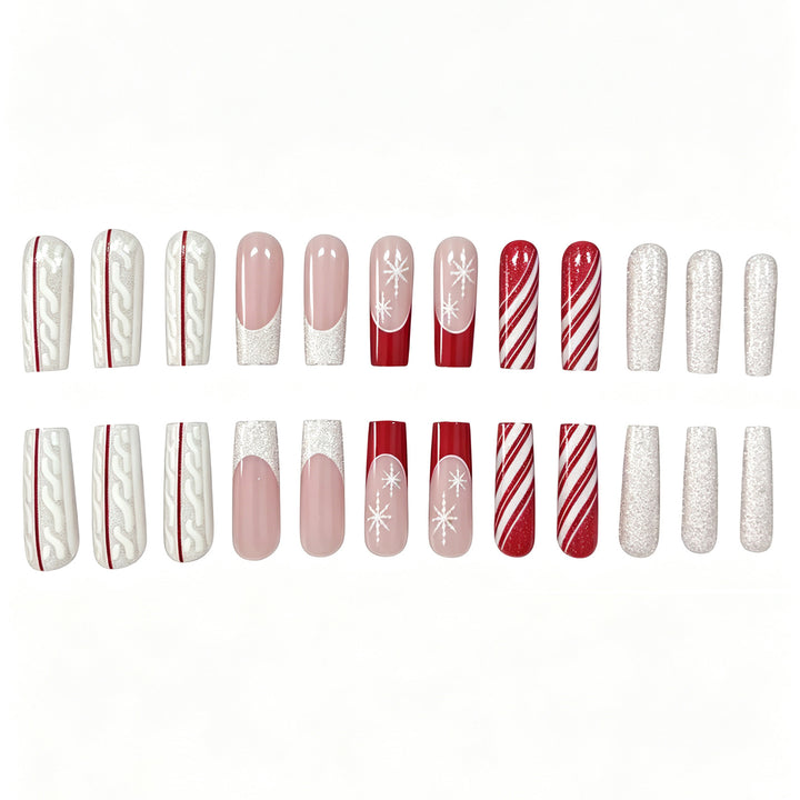 Holiday Themed 3D Nail Art Bowlift