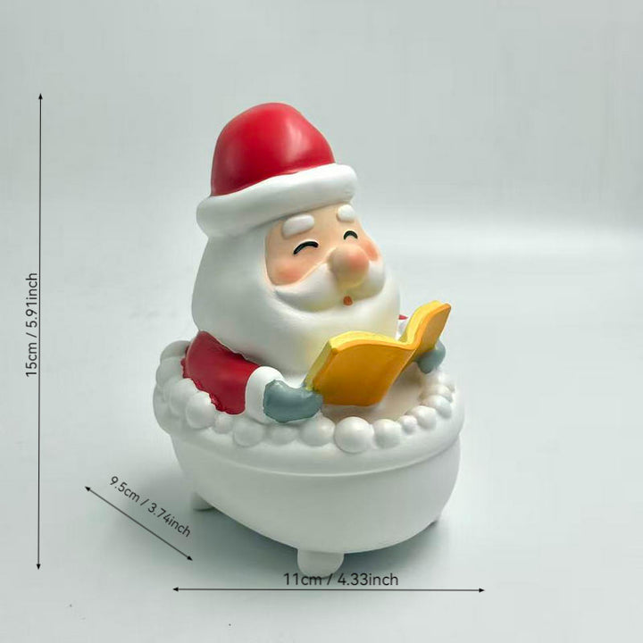 Decorative Santa Claus Figure Bowlift