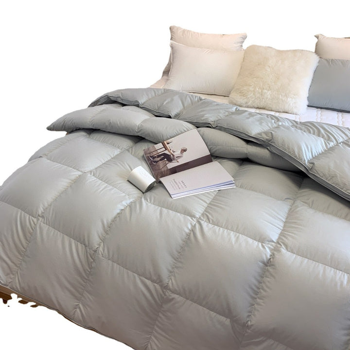 quilted cassette comforter in down look