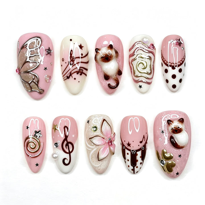 Artistic Press-On Nail Collection