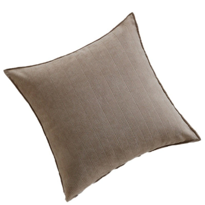 Decorative cushion with fine herringbone structure Bowlift