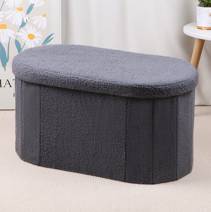Plush Storage Ottoman Bowlift