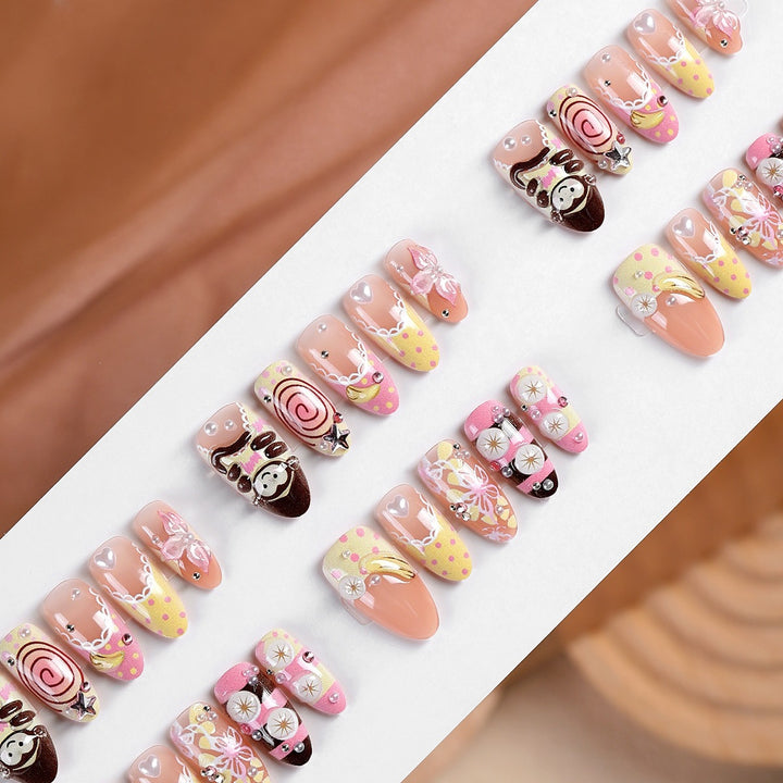 Playful art nails with unique designs Bowlift
