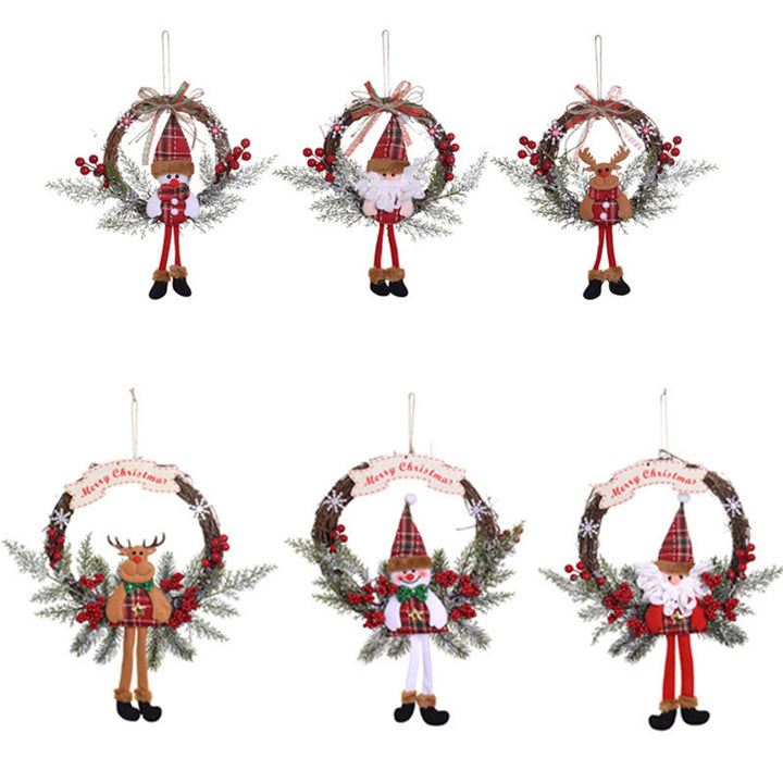 Christmas-themed Hanging Wreath Bowlift