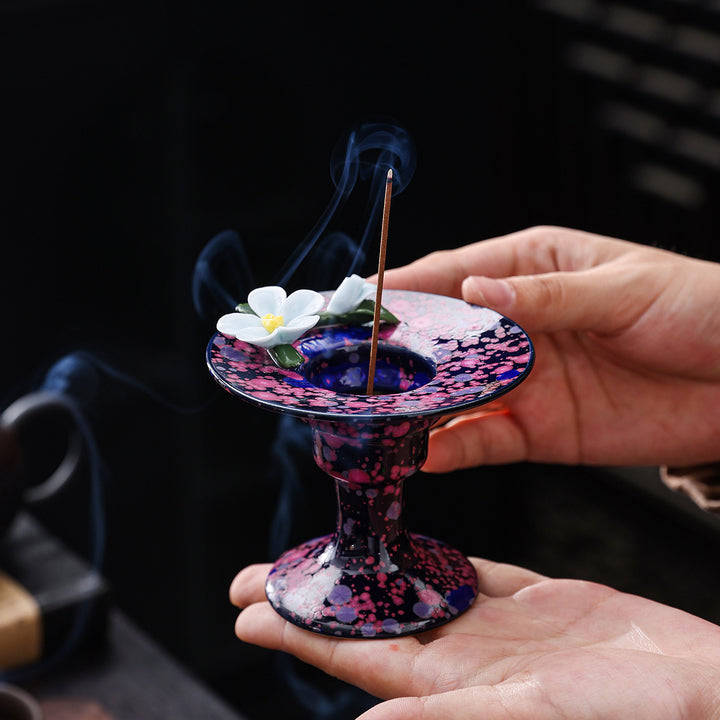 Decorative Lotus Flower Incense Holder