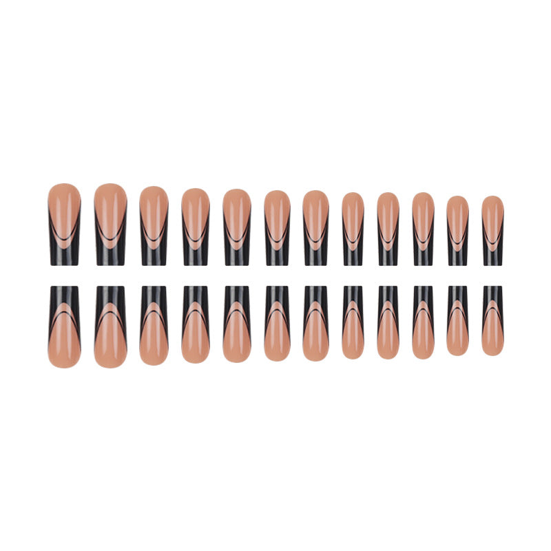 Artistic Long Square Press-On Nails Bowlift