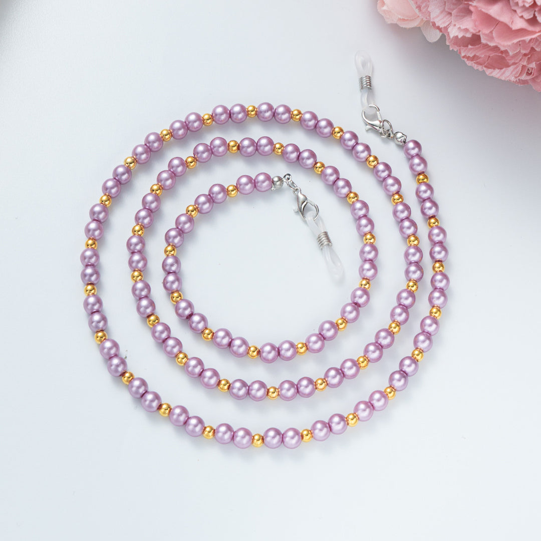 Stylish Beaded Eyewear Chain Bowlift