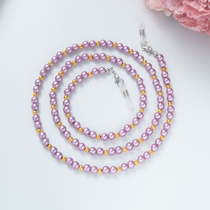 Stylish Beaded Eyewear Chain Bowlift