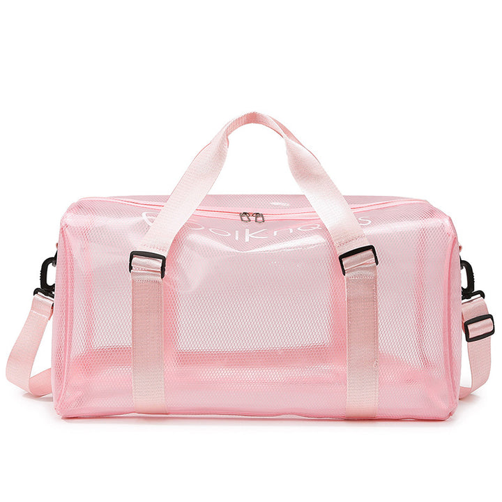 Transparent Mesh Sports Duffel Bag Bowlift