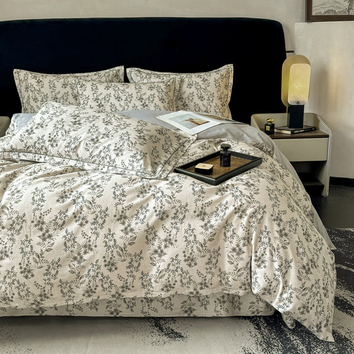 Textured Patchwork Bedding Set