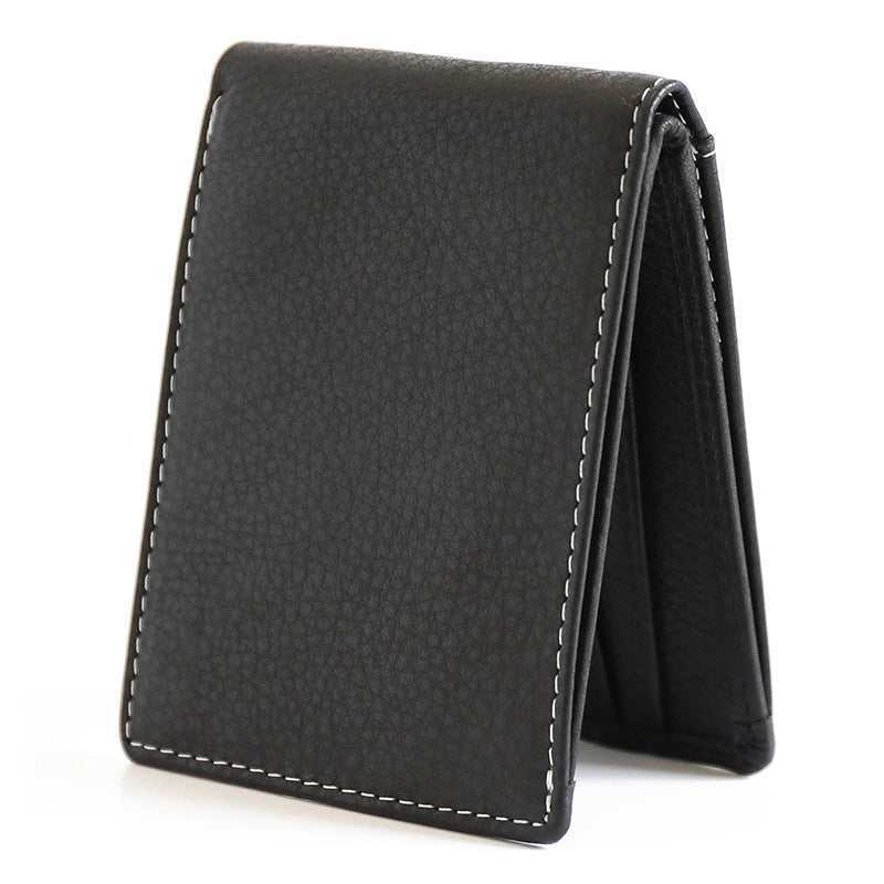Dual-Sided Minimalist Leather Wallet Bowlift