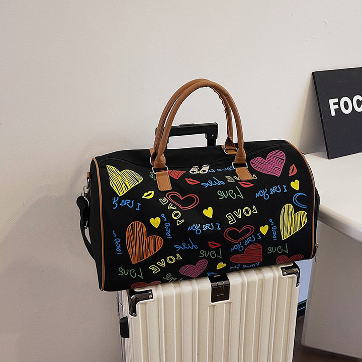 Playful Graphic Weekender Bag