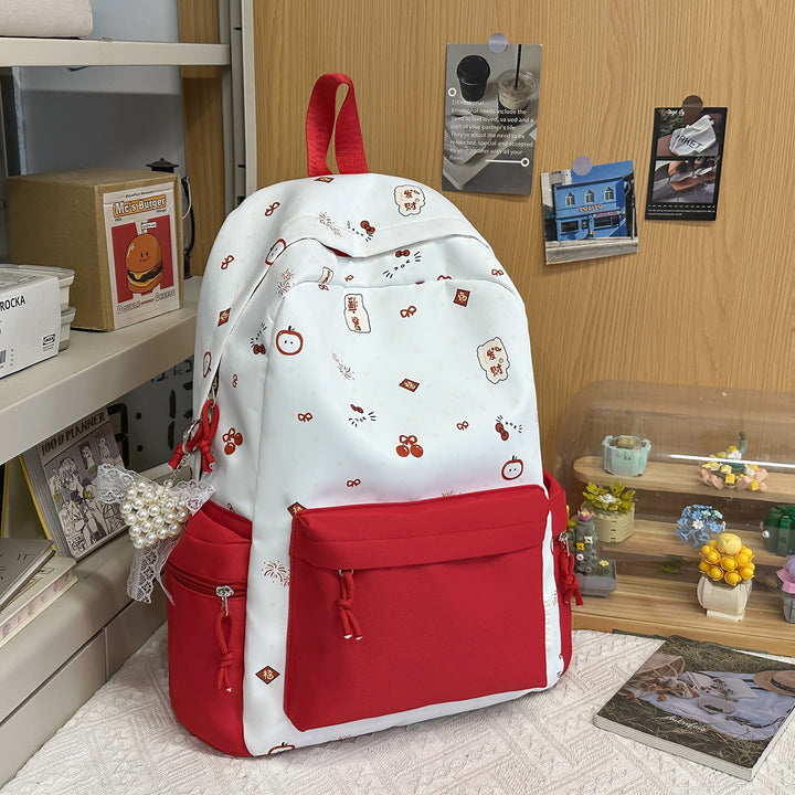Playful Illustrated Cartoon Backpack Bowlift