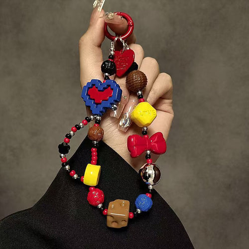Playful Themed Craft Beaded Lanyard Bowlift