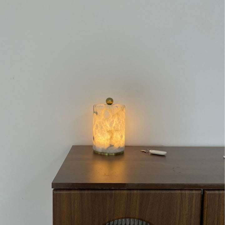 Elegant Alabaster Table Lamp