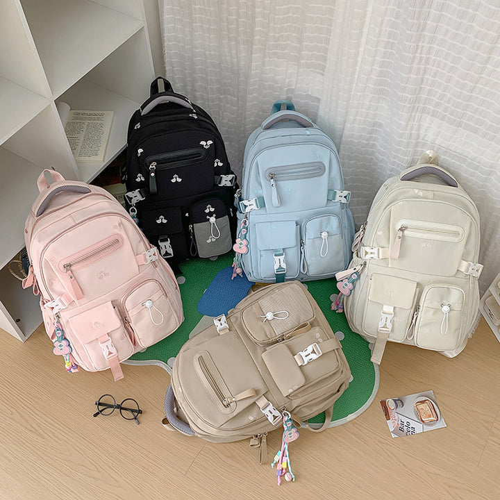 Multi-Pocket Functional Backpack Bowlift