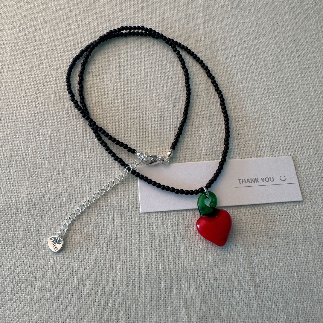 Minimalist Beaded Necklace Bowlift
