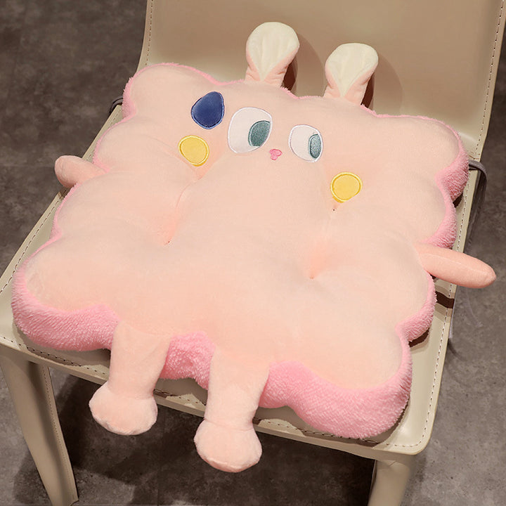 Plush seat cushion dog cloud with extra soft padding and attachment straps