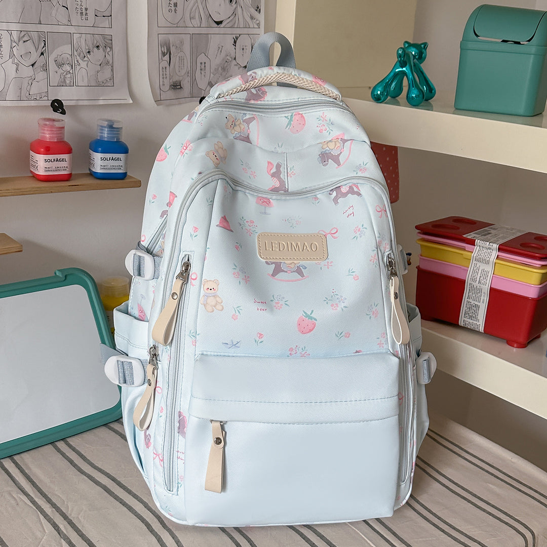 Whimsical Character-Themed Backpack Bowlift