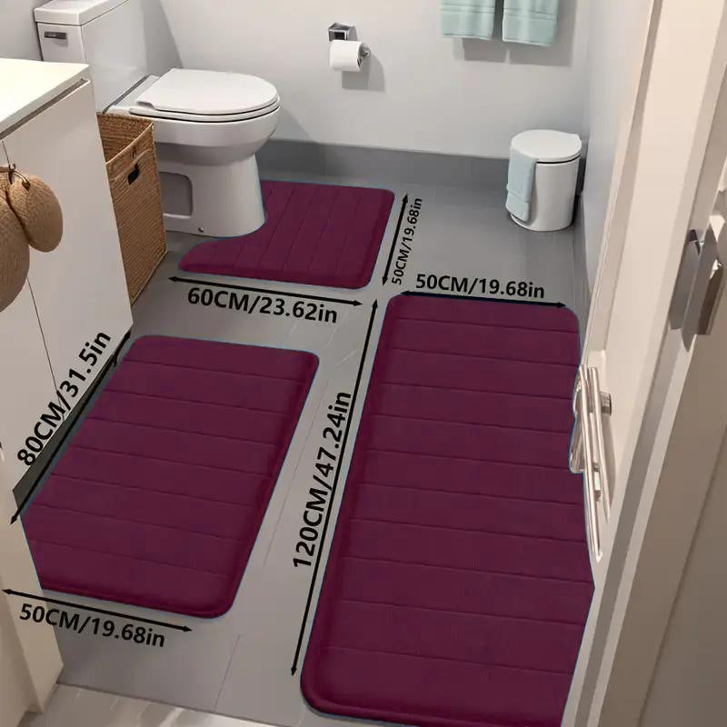 Bathroom Mat Set Bowlift