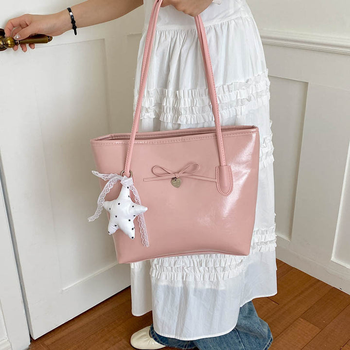 Elegant Decorative Bow Tote Bag
