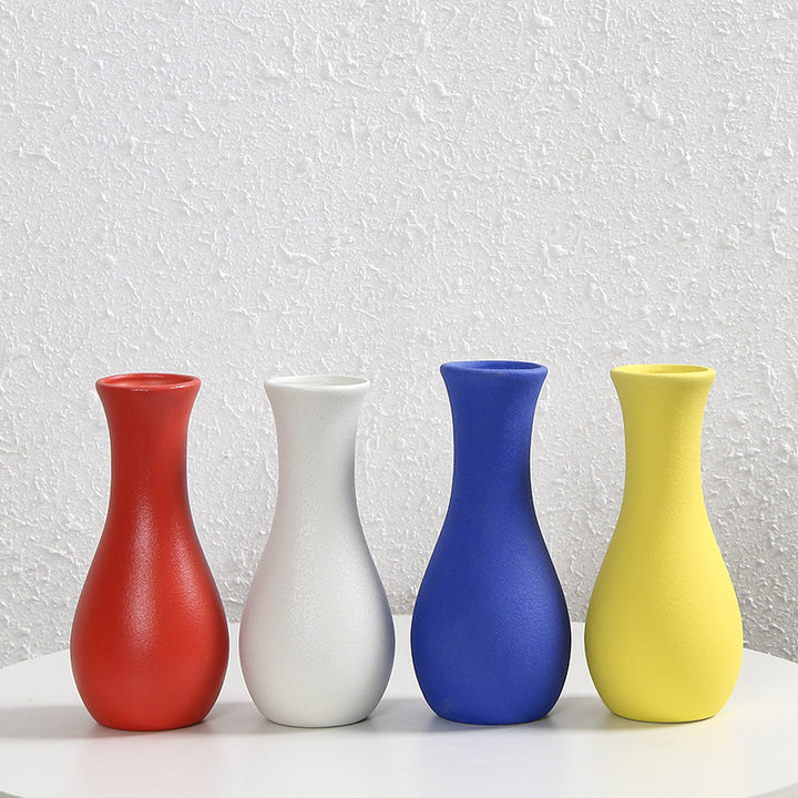 Contemporary Matte Ceramic Flower Vase Bowlift