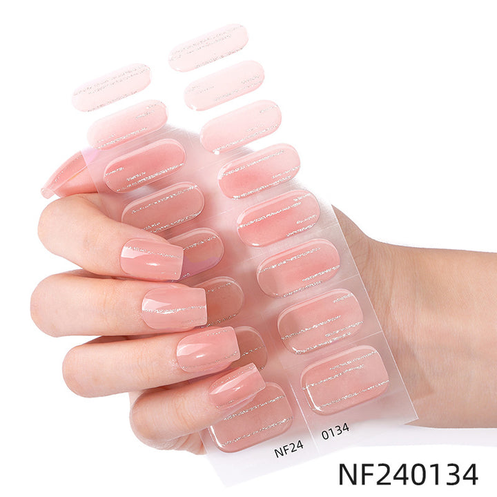 Elegant French Tip Nail Wraps