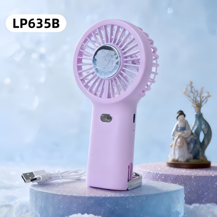 Ladies Portable Hand Fan with Innovative Cooling System Bowlift
