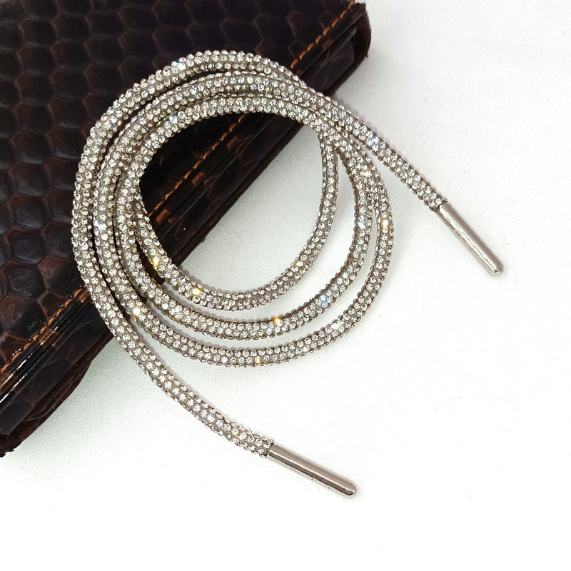 Sparkling Rhinestone Shoe Laces Bowlift