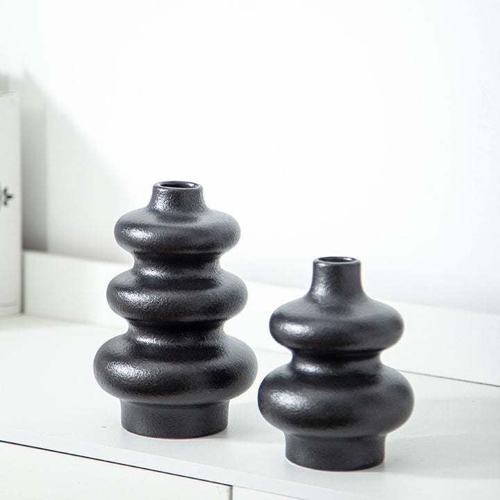 Sculptural Ceramic Vase Bowlift