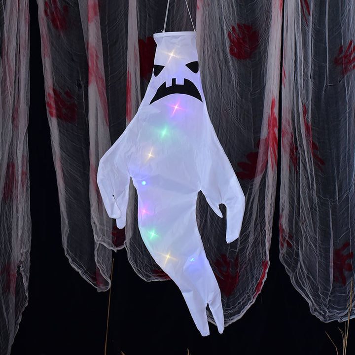 Illuminated Hanging Ghost Decoration Bowlift