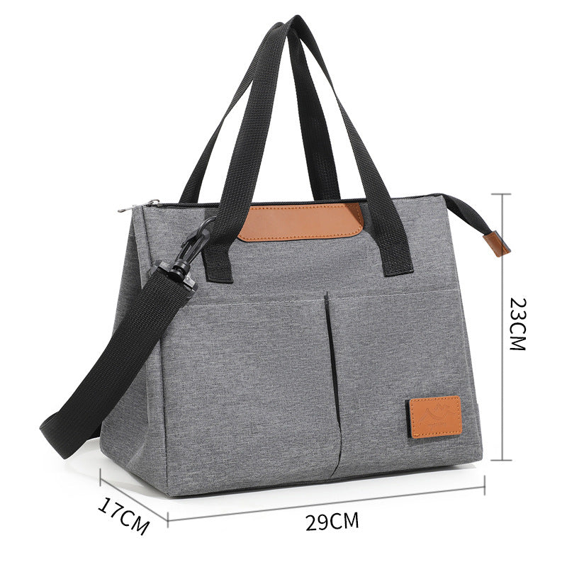 Versatile Insulated Lunch Tote Bag with Pockets Bowlift