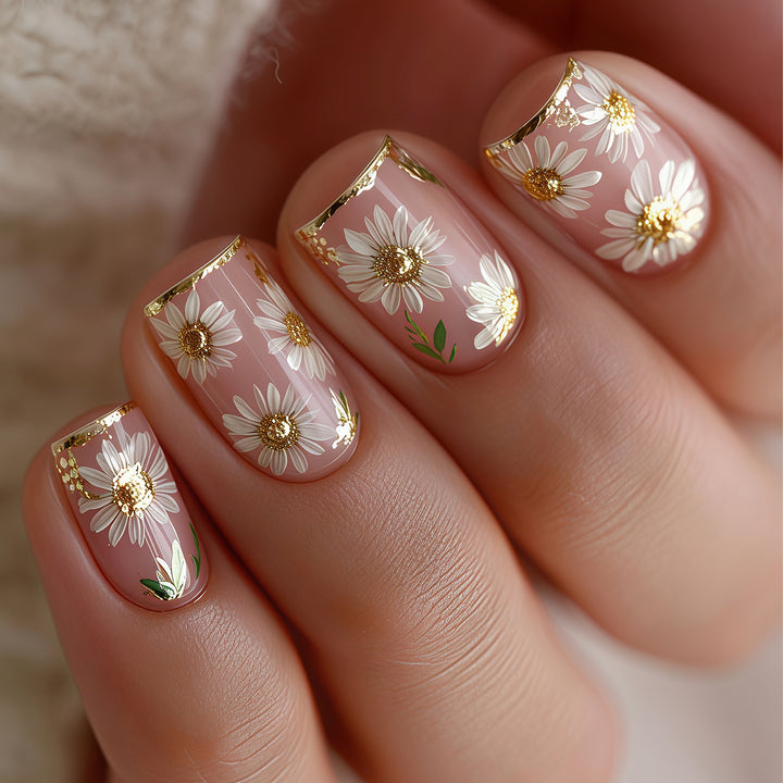 Creative Nail Art Set with Colorful Floral Designs Bowlift